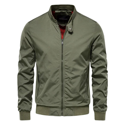 Casual Heren Jas – Zwart, Groen of Donkerblauw