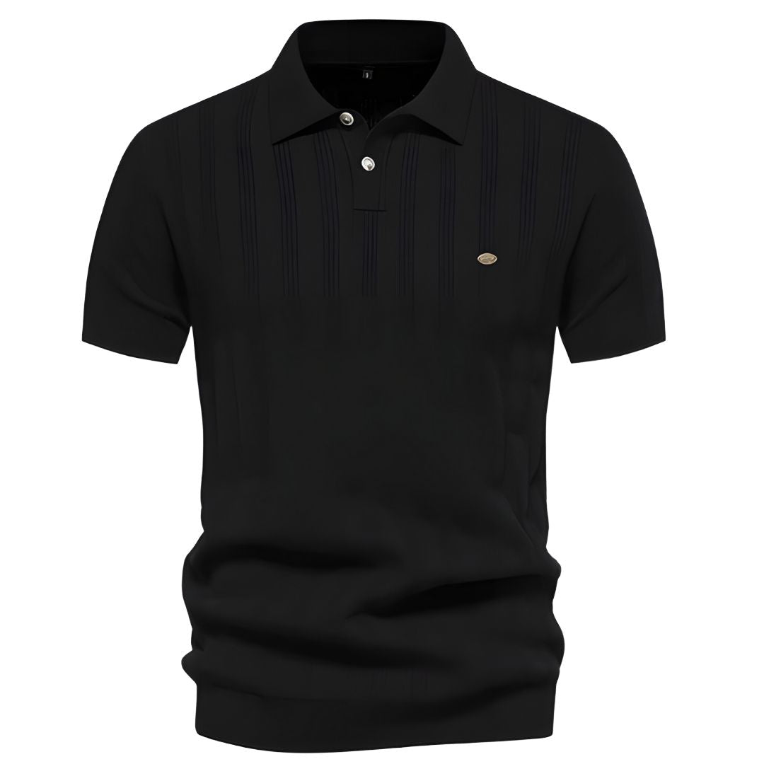 Casual Heren Poloshirt – Beige, Grijs, Blauw of Zwart