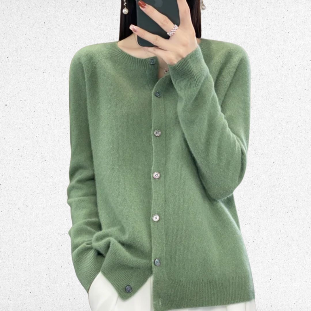 Dames Cardigan met Knoopjes in Acht Kleuren
