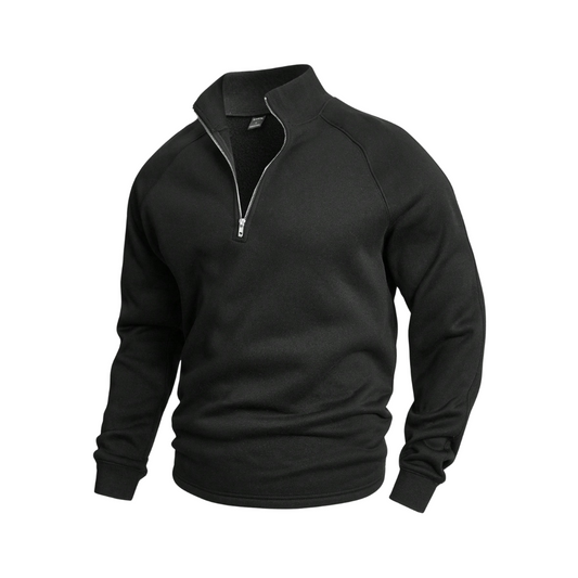Heren Zip-up met Halve Rits – Vier Kleuren