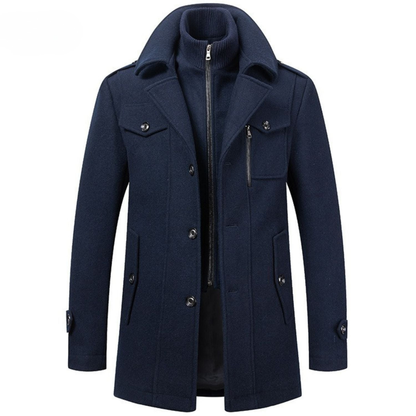 Klassieke Heren Winterjas in Zes Kleuren