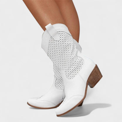Dames Laarzen – Beige, Bruin, Wit of Zwart
