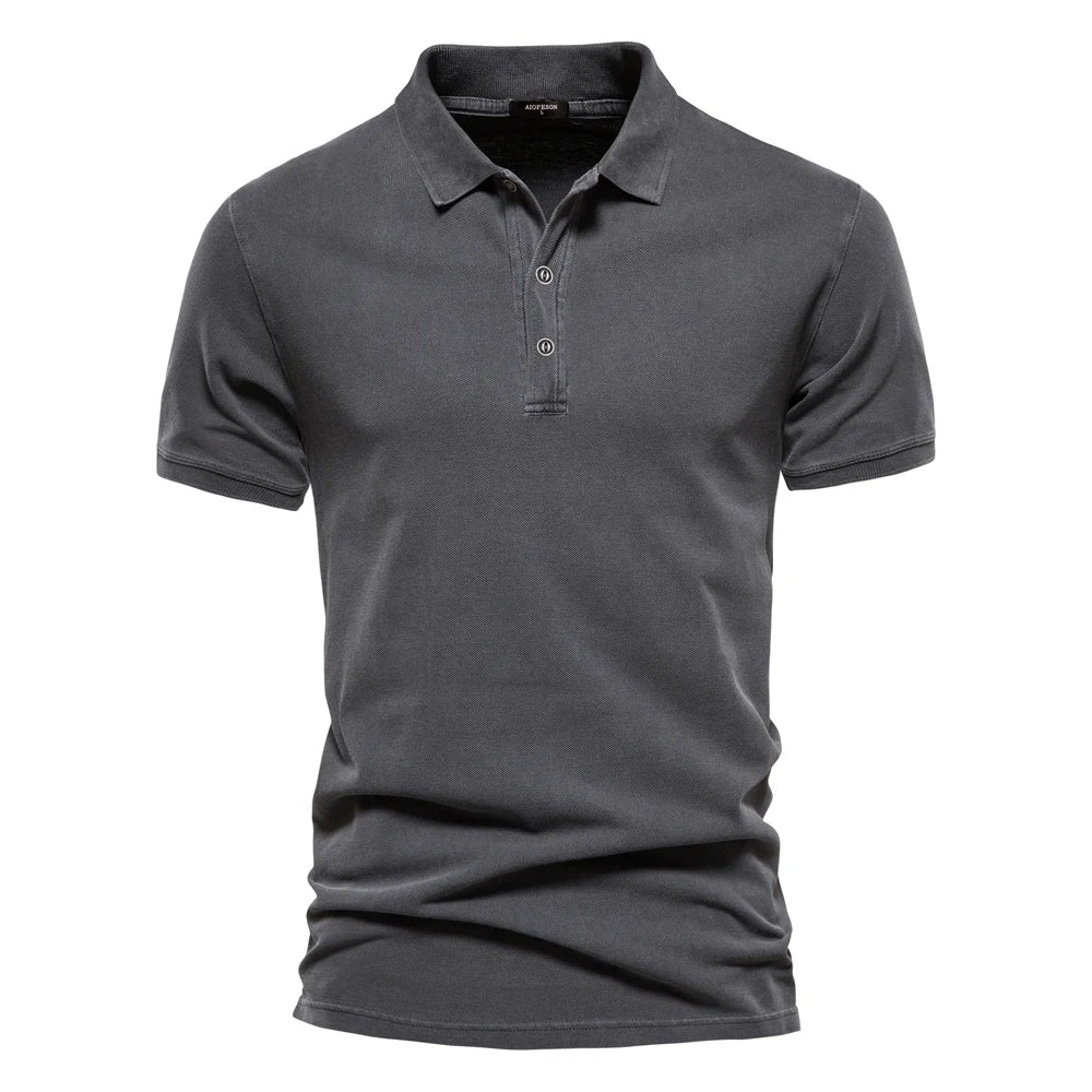 Casual Heren Polo – Groen, Donkergrijs of Donkerblauw