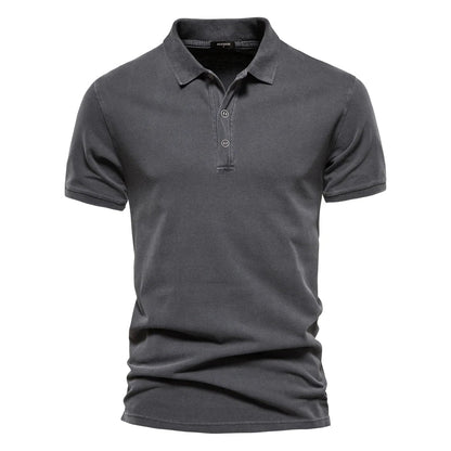 Casual Heren Polo – Groen, Donkergrijs of Donkerblauw
