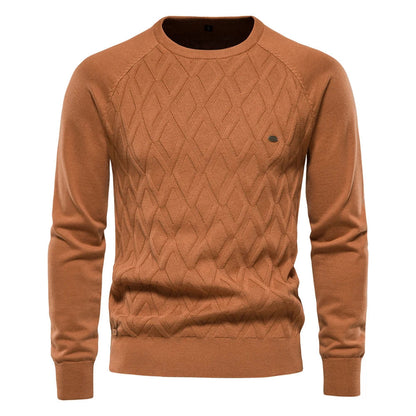 Heren Trui met Ruitdesign – Vijf Kleuren
