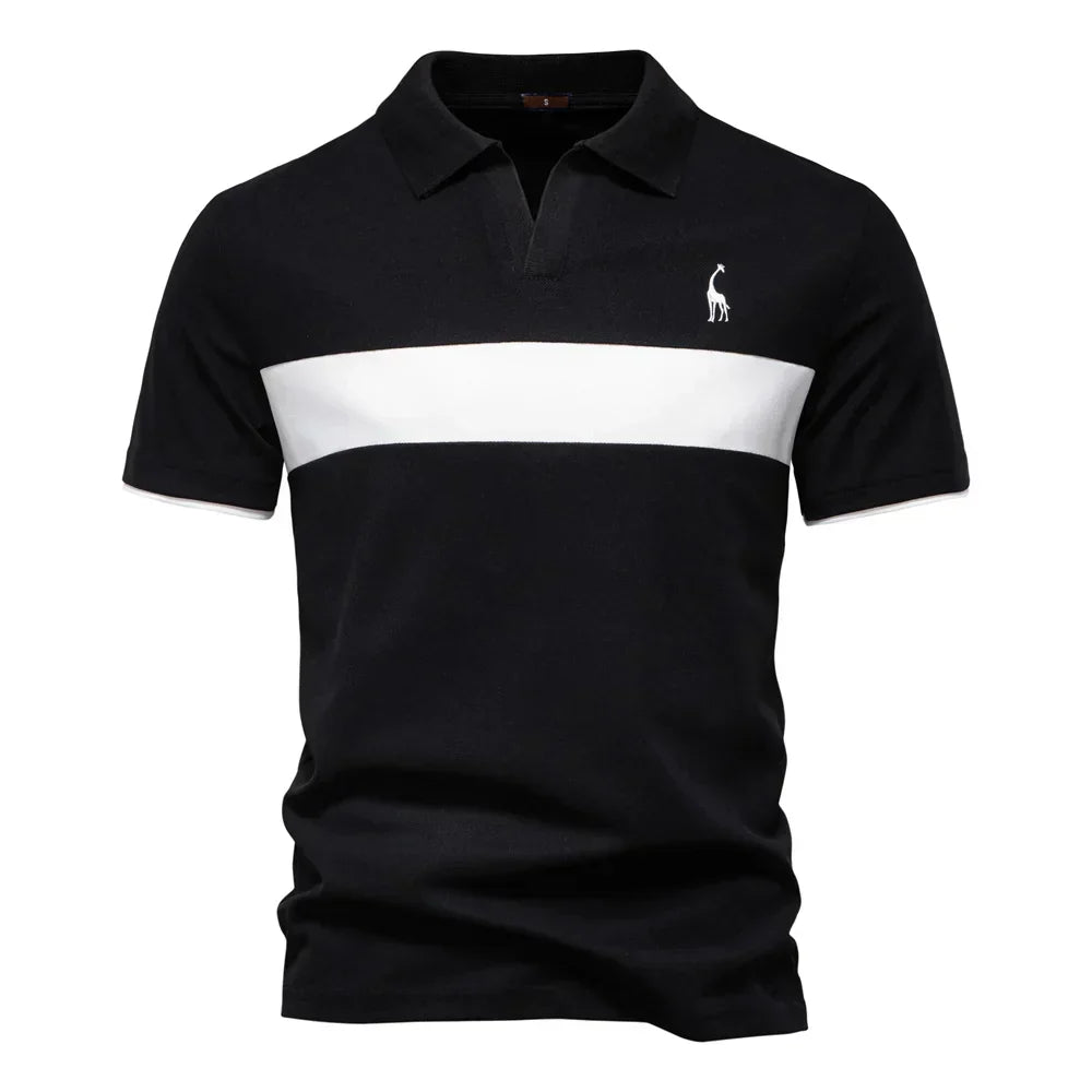 Casual Heren Polo – Zwart, Grijs, Blauw, Wit, Marineblauw of Groen