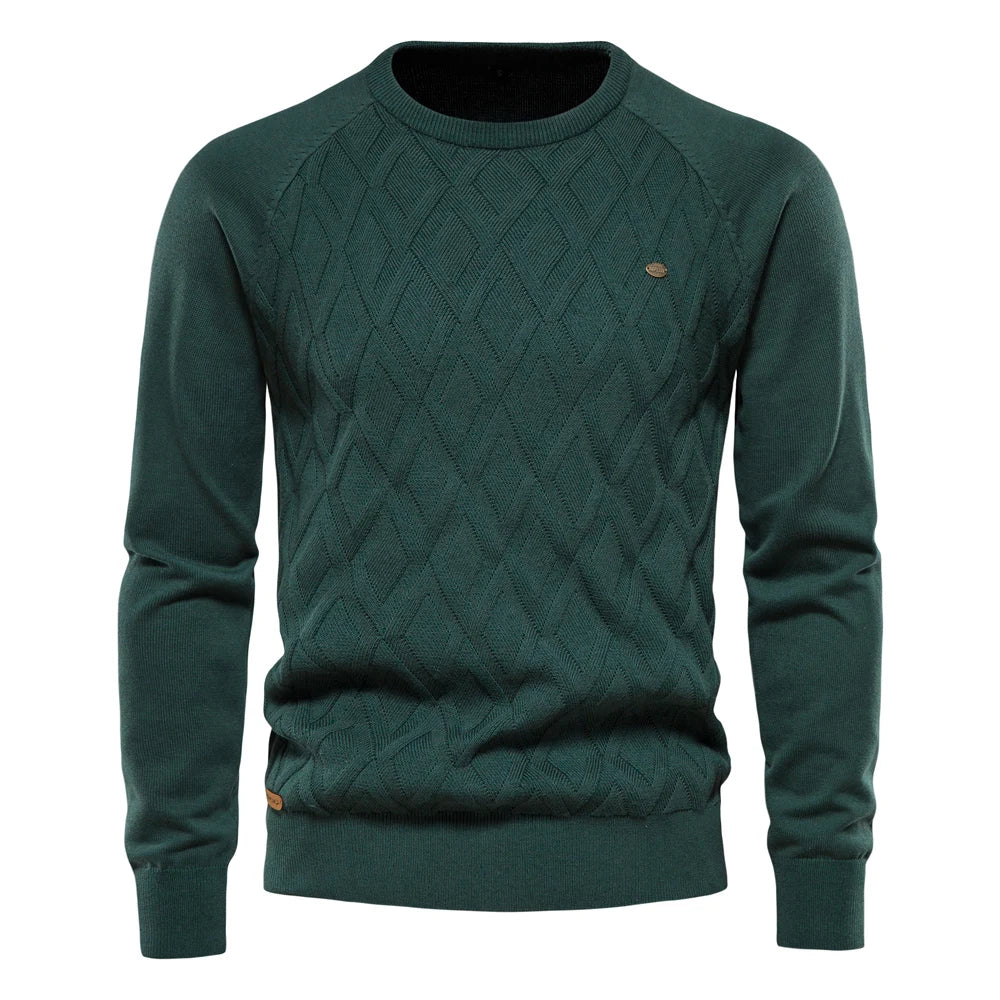 Heren Trui met Ruitdesign – Vijf Kleuren