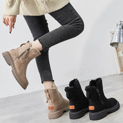Dames Winterlaarzen – Beige of Zwart