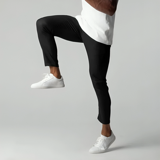 Stretch Chino voor Heren – Zwart, Marineblauw, Groen of Khaki