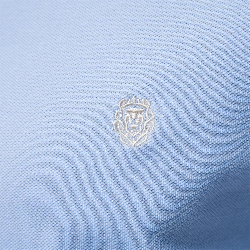 Chique Heren Polo – Lichtblauw, Donkerblauw, Wit, Donkergroen of Grijs