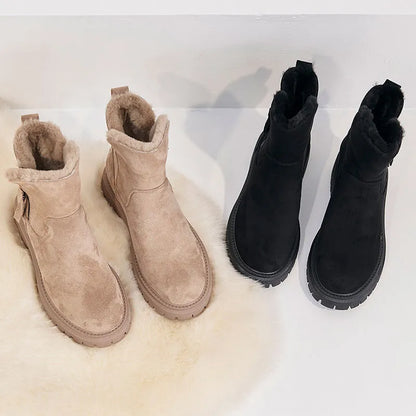 Dames Winterlaarzen – Beige of Zwart