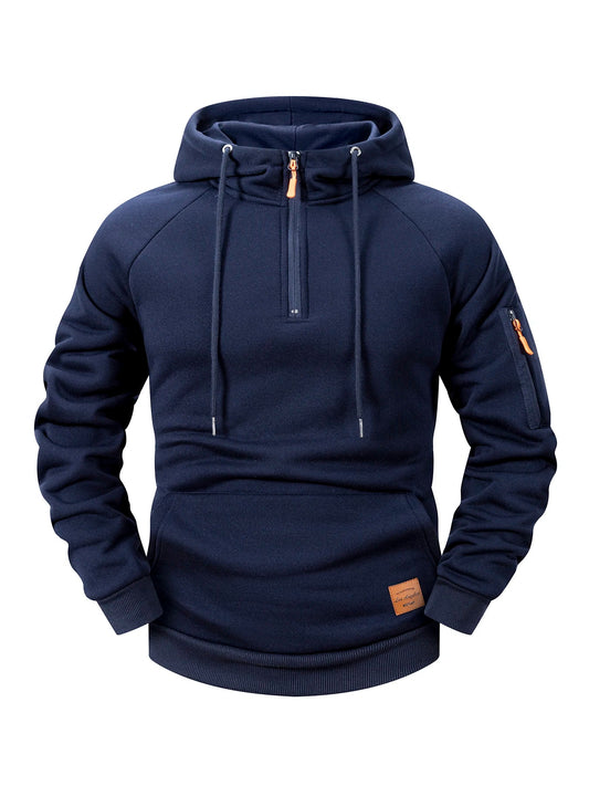 Sportieve Heren Hoodie – Zes Kleuren