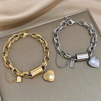 Armband met Hartbedel – Goud of Witgoud