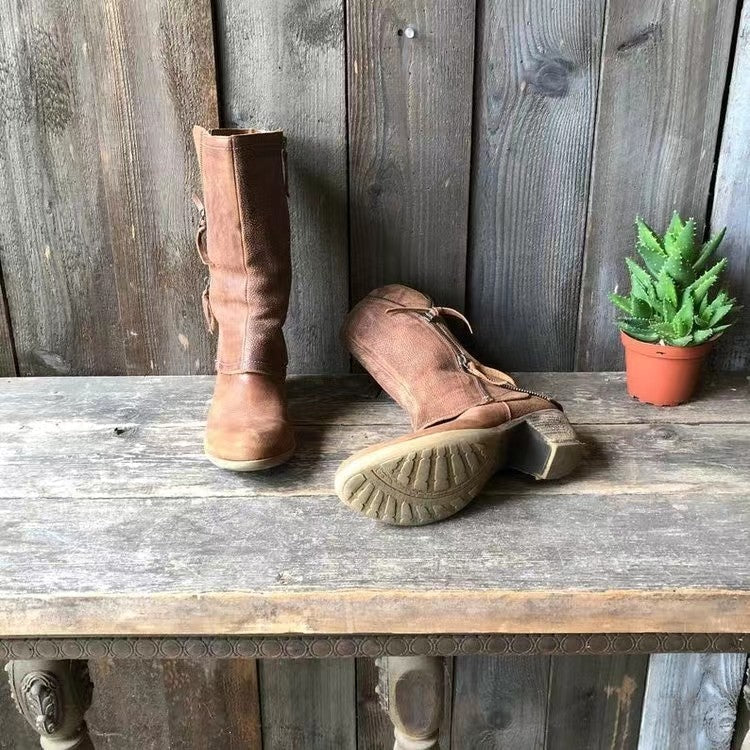 Dames Herfstlaarzen – Bruin
