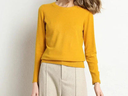 Dames Trui van Wol in 13 Kleuren