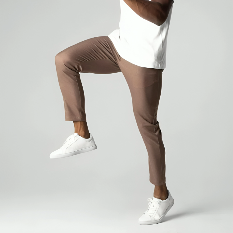 Stretch Chino voor Heren – Zwart, Marineblauw, Groen of Khaki