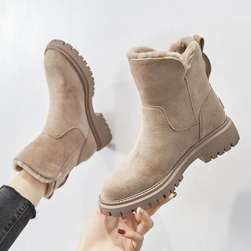 Dames Winterlaarzen – Beige of Zwart