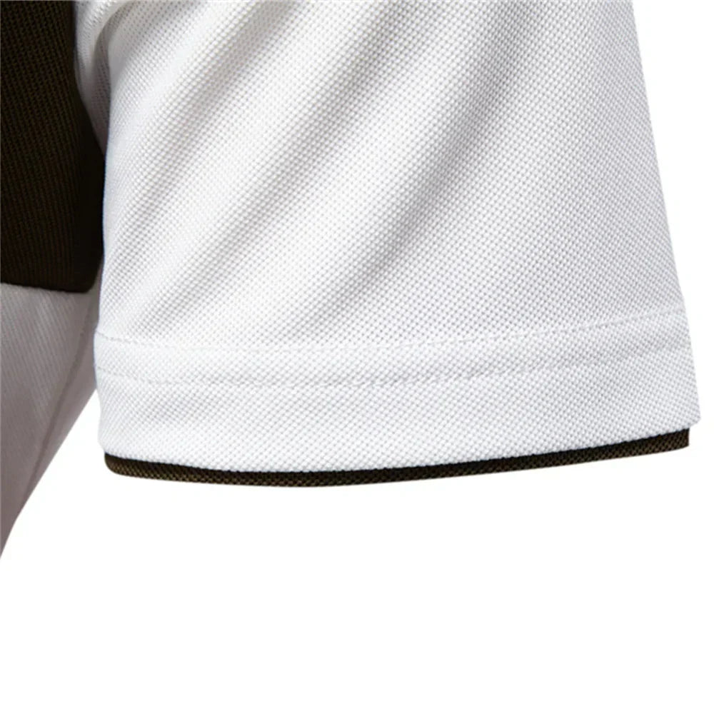 Casual Heren Polo – Zwart, Grijs, Blauw, Wit, Marineblauw of Groen