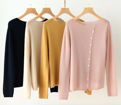 Dames Cardigan in Pastel en Neutrale Kleuren