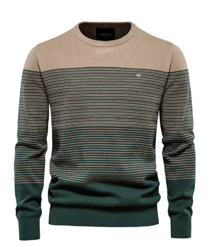 Klassieke Heren Trui – Groen, Bruin, Grijs of Rood