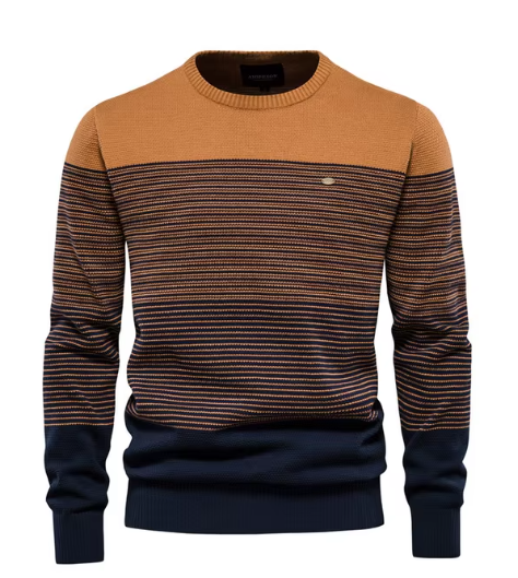 Klassieke Heren Trui – Groen, Bruin, Grijs of Rood