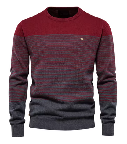 Klassieke Heren Trui – Groen, Bruin, Grijs of Rood