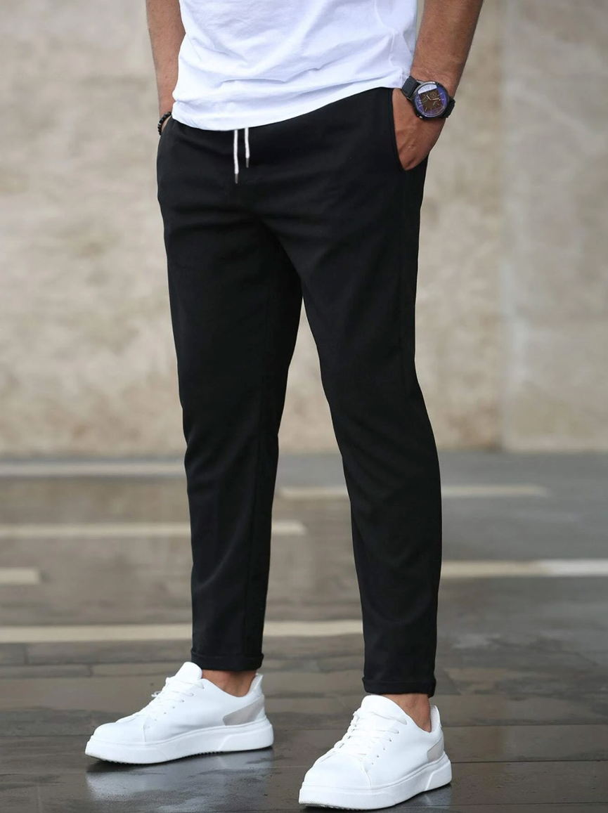 Stretchbroek voor Heren – Groen, Zwart, Grijs of Blauw
