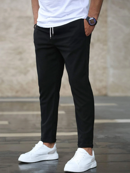 Stretchbroek voor Heren – Groen, Zwart, Grijs of Blauw