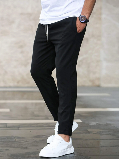 Stretchbroek voor Heren – Groen, Zwart, Grijs of Blauw