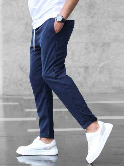 Stretchbroek voor Heren – Groen, Zwart, Grijs of Blauw