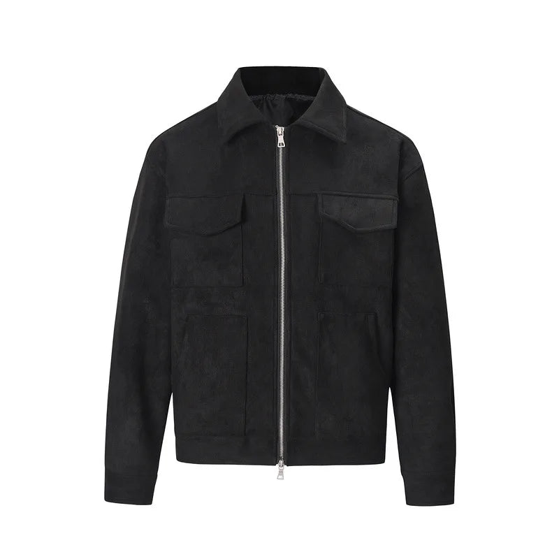Heren Oversized Jack in Suède Look