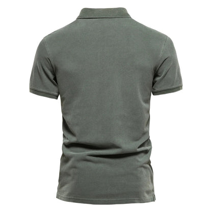 Casual Heren Polo – Groen, Donkergrijs of Donkerblauw