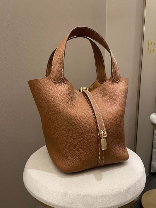 Dames Tas – Bruin, Crème, Zwart of Taupe