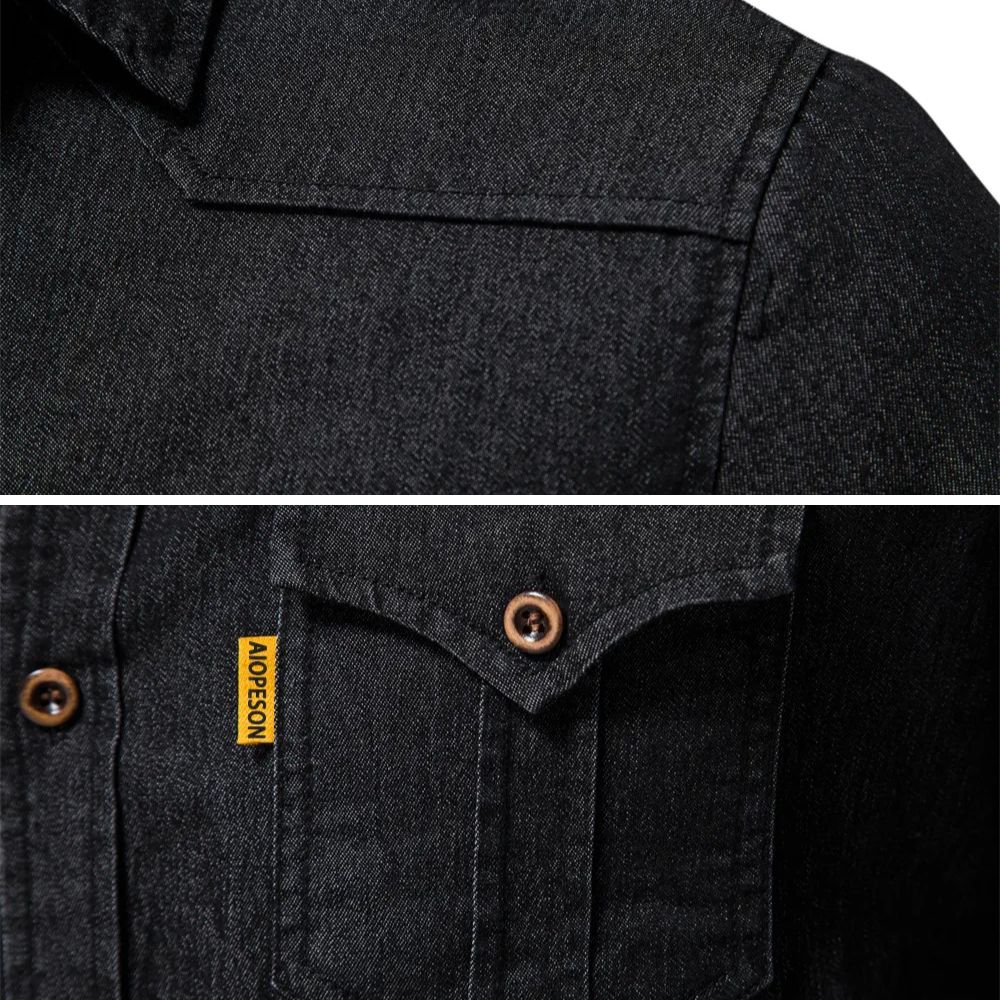 Heren Denim Jack – Zwart, Donkerblauw of Blauw