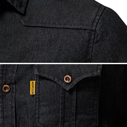 Heren Denim Jack – Zwart, Donkerblauw of Blauw