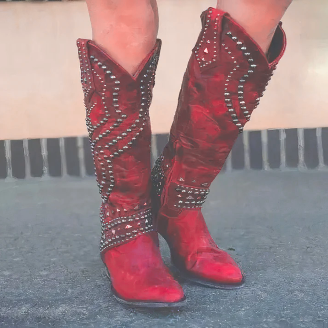 Kniehoge Western Laarzen voor Dames
