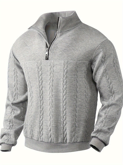 Gebreide Heren Zip-up – Vijf Kleuren