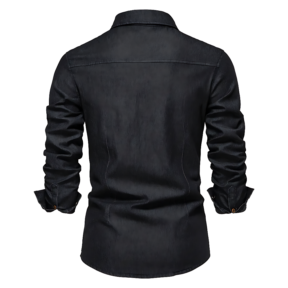 Heren Denim Jack – Zwart, Donkerblauw of Blauw
