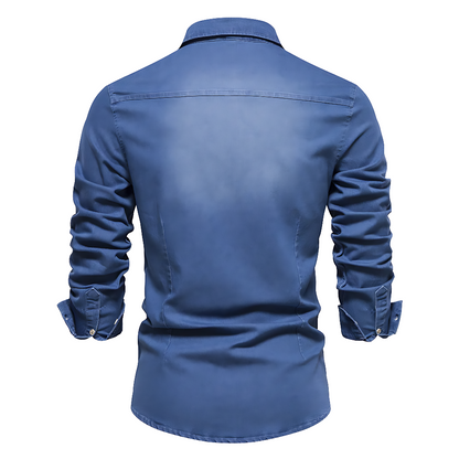 Heren Denim Jack – Zwart, Donkerblauw of Blauw