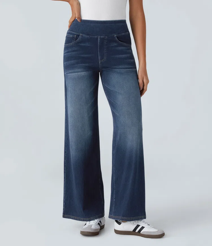 Dames Jeans met Hoge Taille – Vijf Denimtinten