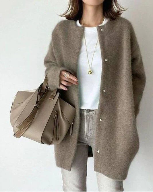 Ruime Dames Cardigan in Zeven Kleuren
