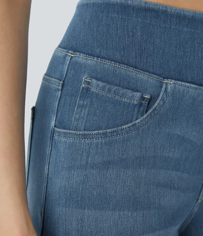 Dames Jeans met Hoge Taille – Vijf Denimtinten