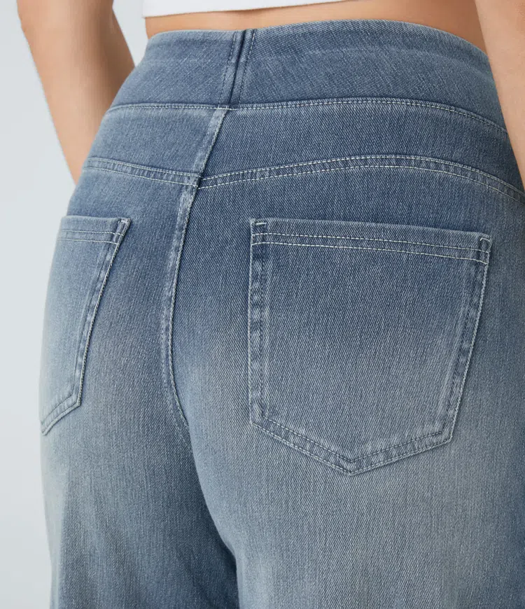 Dames Jeans met Hoge Taille – Vijf Denimtinten