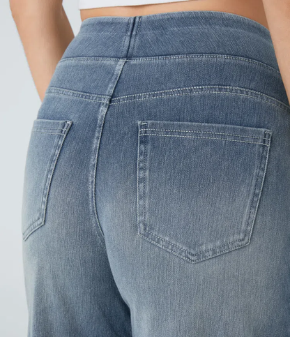 Dames Jeans met Hoge Taille – Vijf Denimtinten