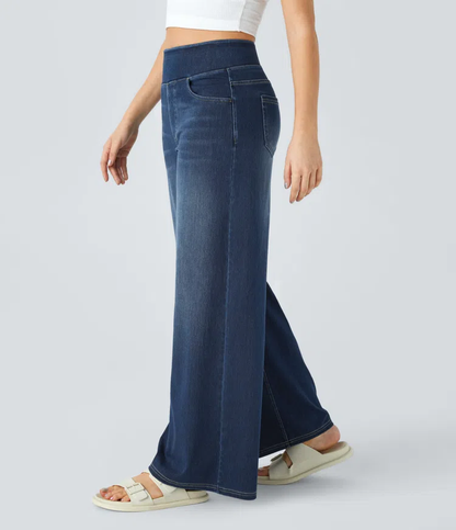 Dames Jeans met Hoge Taille – Vijf Denimtinten