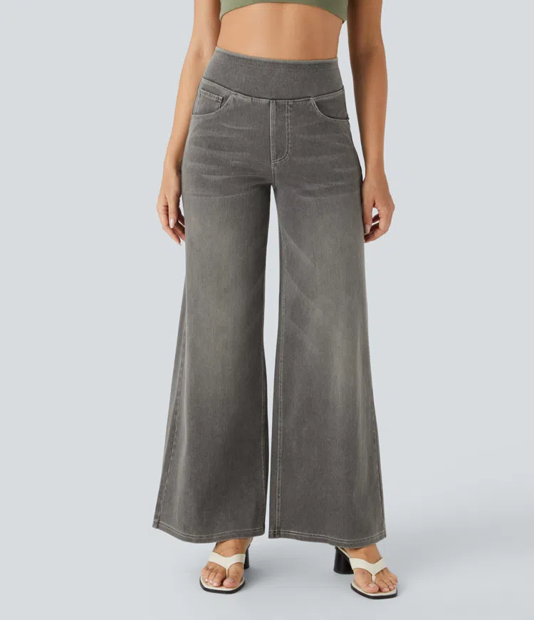 Dames Jeans met Hoge Taille – Vijf Denimtinten