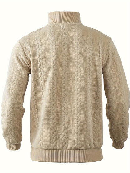 Gebreide Heren Zip-up – Vijf Kleuren