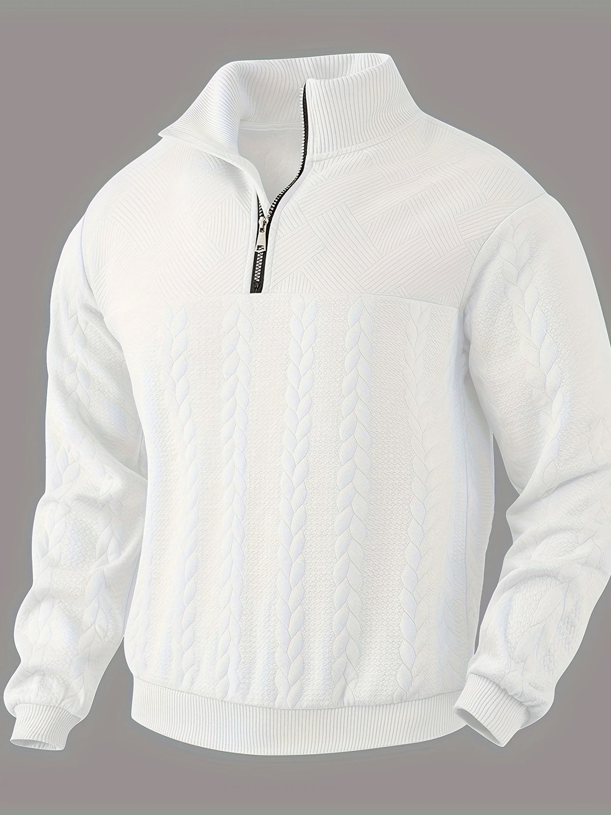 Gebreide Heren Zip-up – Vijf Kleuren