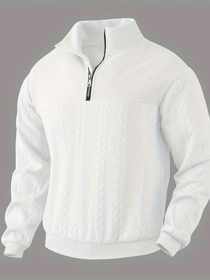 Gebreide Heren Zip-up – Vijf Kleuren