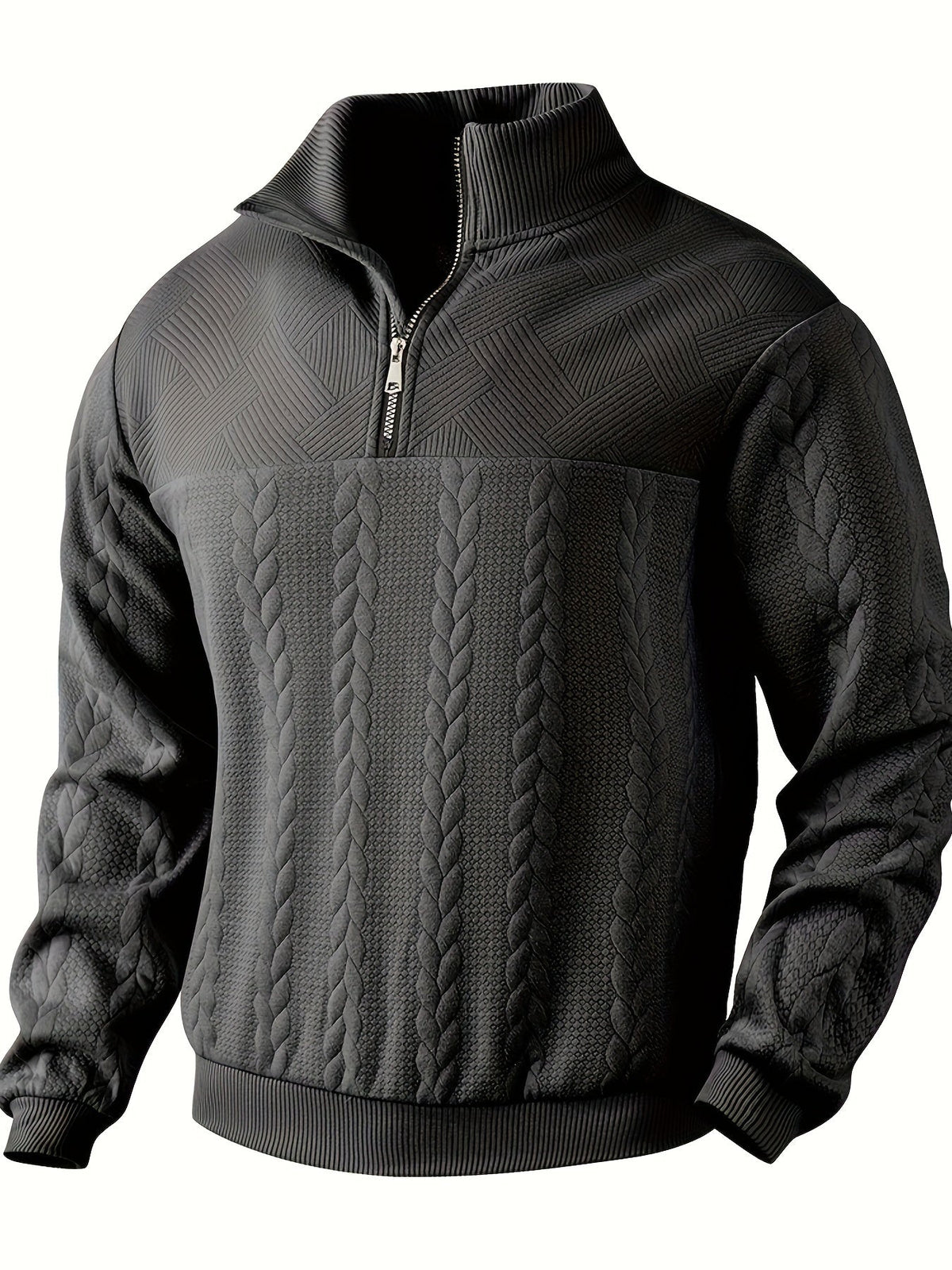 Gebreide Heren Zip-up – Vijf Kleuren